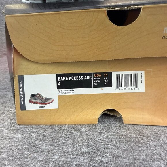 ✅Merrell Running Shoes Womens 11 Bare Access Arc 4 Hiking Sneakers J03932 ✅STAIN - Picture 4 of 13